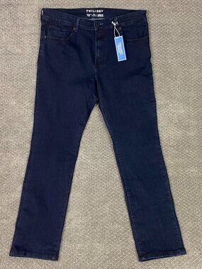 Twillory Technical Denim Tailored Fit Jeans Mens 36x30 Actual 34x29 Stretch NEW